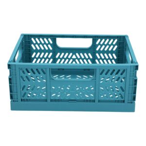 Felli Collapsible Storage Bin Light Blue 11.5inch Felli Collapsible Storage Bin Light Blue 11.5inch